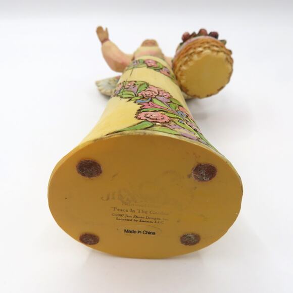 Jim Shore Heartwood Creek Angel with Basket of Flowers 4007548 Mini 5" Figurine - Picture 10 of 11